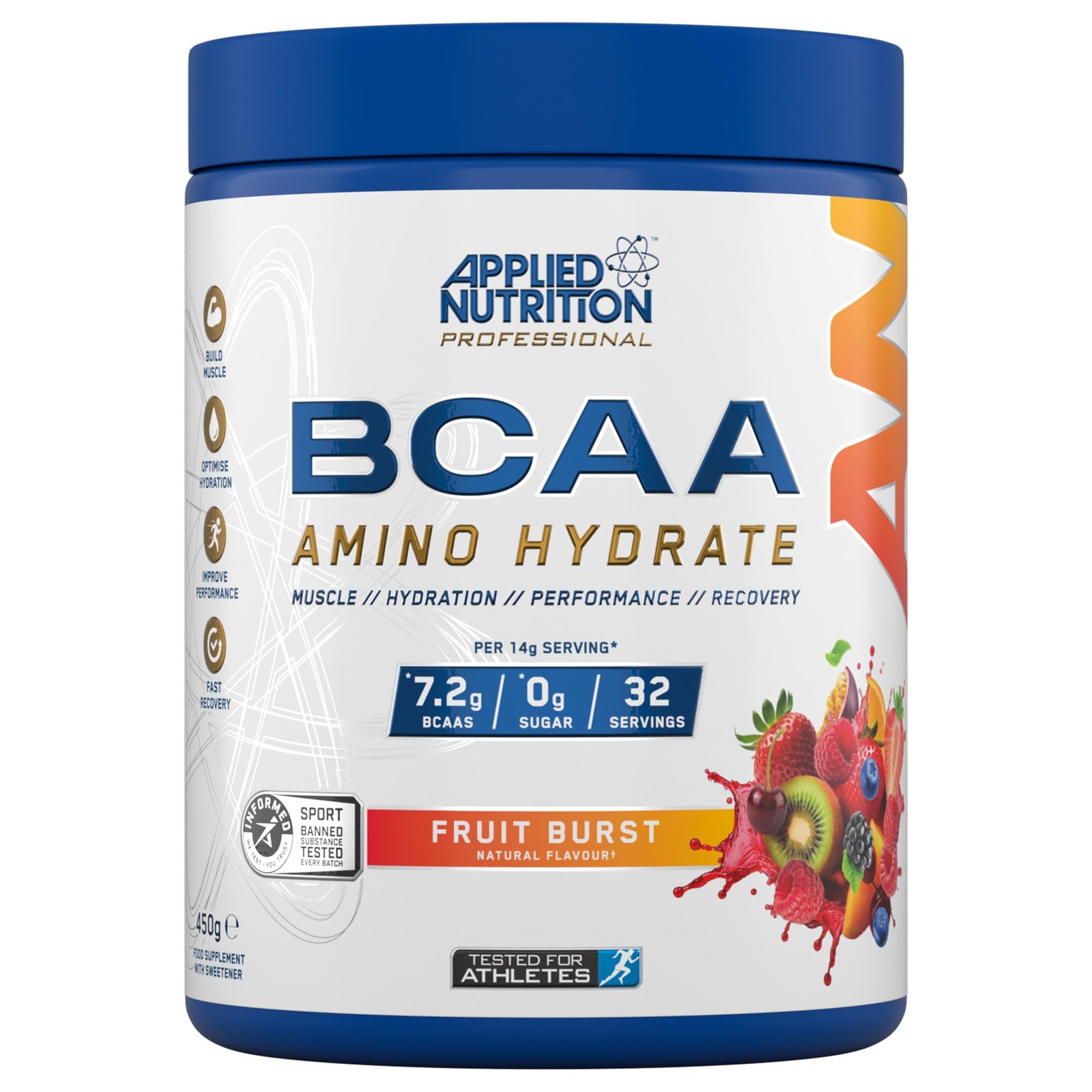 Applied Nutrition BCAA Amino Acid Hydration Powder COLA BLAST BBE07.27 (M1.2 - Image 9