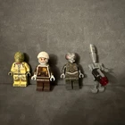 Lego Star Wars Bounty Hunter Figures, Rare Zuckuss Minifigure SW1020. Bossk 4LOM
