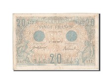 [#209437] Banknote, France, 20 Francs, 20 F 1905-1913   Bleu  , 1913, 1913-02-07