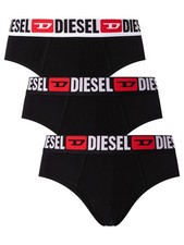 Image of Diesel Men's 3 Pack Andre Briefs, Black