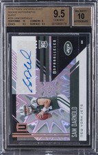 2018 PANINI UNPARALLELED ROOKIE AUTO BURST SAM DARNOLD 1/1 BGS 9.5 AUTO 10