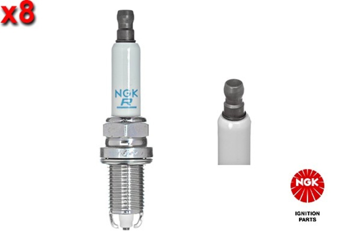 NGK 8x Spark Plug For VW Passat B5.5 01-04 101905607