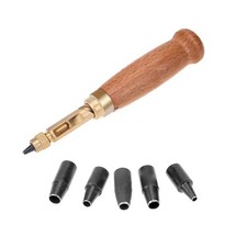 Belts Screw Puncher Tool Screw Hole Size Replaceable 1.5-4mm Leather W/ Punch