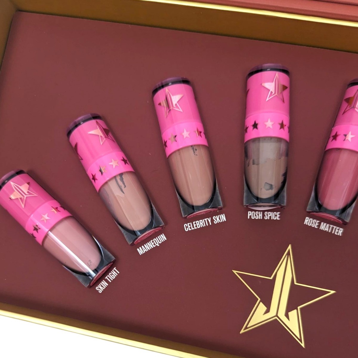 Jeffree Star Cosmetics Mini Nudes Liquid Lipstick Bundle Volume 1