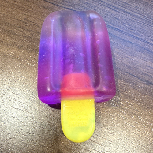 Nee Doh Popsicle Tactile Squeeze Toy, Purple Yellow Red, MPN 25247NAB