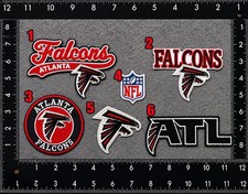 LOT SET OF 6 ATLANTA FALCONS NFL FOOTBALL IRO...