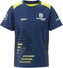 HUSQVARNA KIDS TEAM TEE 128/7-8Y - BLUE - 3HS240038006