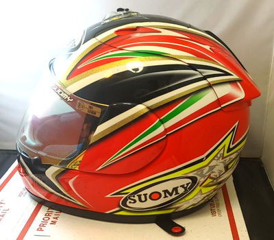 SUOMY #65 Loris Capirossi StarLine MotoGP Racing Motorcycle Helmet
