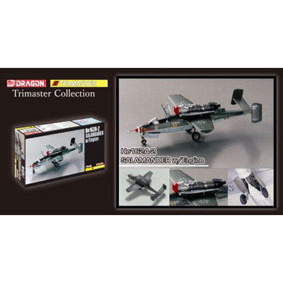 HE162A-2 SALAMANDER W/ENGINE KIT 1:48 Dragon Kit Aerei -D- Neues Modell