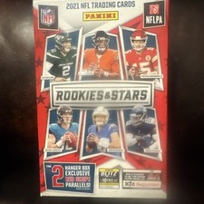 New 2021 PANINI ROOKIES & STARS NFL FOOTBALL CARD HANGER BOX rc Hobby Lobby