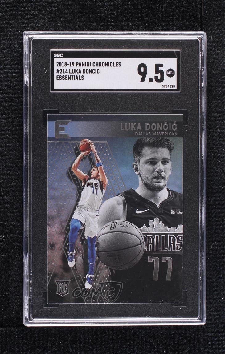 2018-19 Panini Chronicles Essentials Luka Doncic #214 SGC 9.5 Mint+ 10un