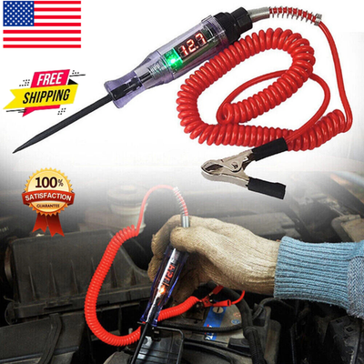#ad Digital Electric Voltage Circuit Tester Automotive Test Light Car Truck 3 48V US $5.89