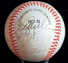 1990 CHICAGO CUBS TEAM (21) AUTOGRAPHED NATIONAL LEAGUE BASEBALL
