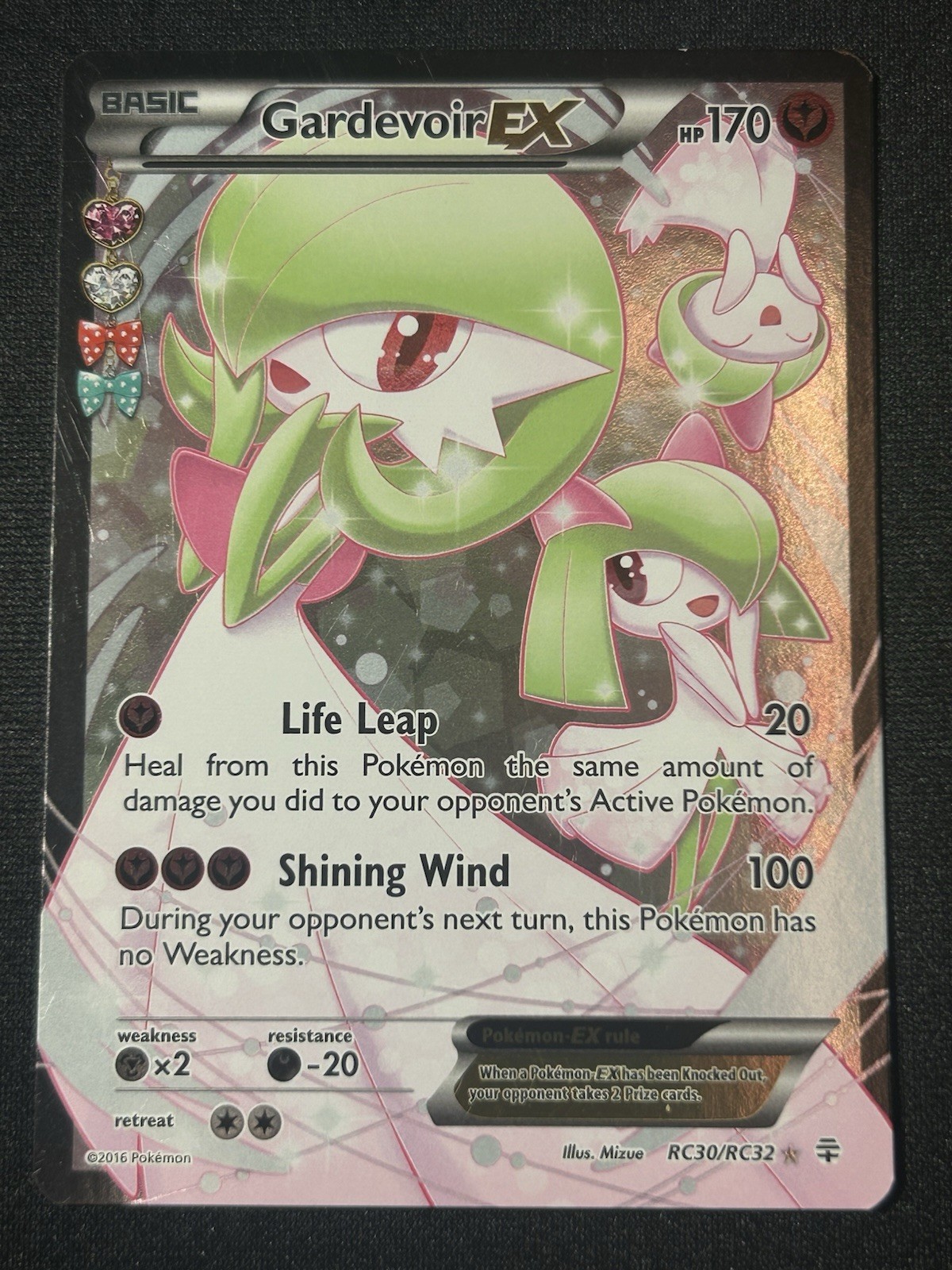 Pokemon Gardevoir EX RC30/RC32 Generations Radiant Collection LP Full Art