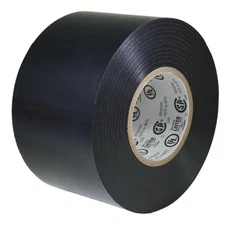 T.R.U. EL7566-AW Professional Grade Rubber Black PVC Electrical Tape Rated up...