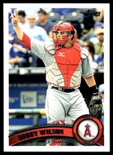 Bobby Wilson 2011 Topps Update #US187 Angels MLB READ FREE SHIPPING AutographDen