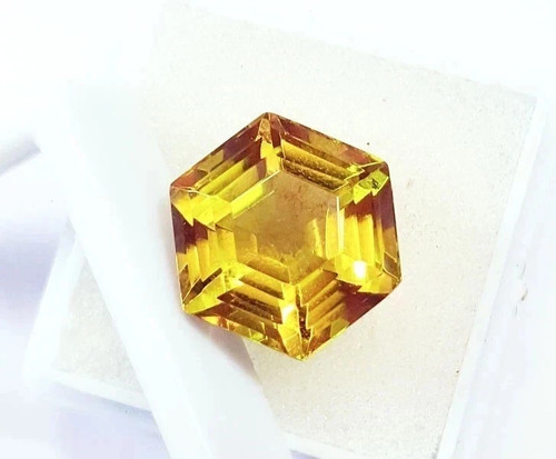 NATURAL Zultanite Bi-Color Change Hexagon Cut Loose CERTIFIED 15 Ct+ GEMSTONE - Picture 4 of 6