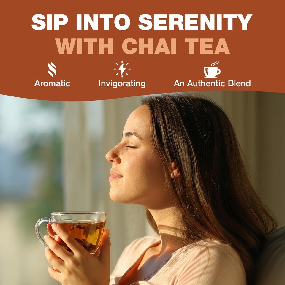 Authentic Chai Box Masala Chai Teabags (100 Count) Robust & Aromatic Authentic Chai | eBay UK