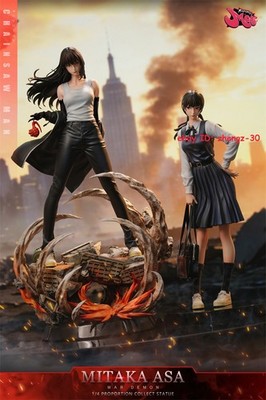 modomodo Studio Chainsaw Man Mitaka Asa Statue Yoru Figure Model Collectibles