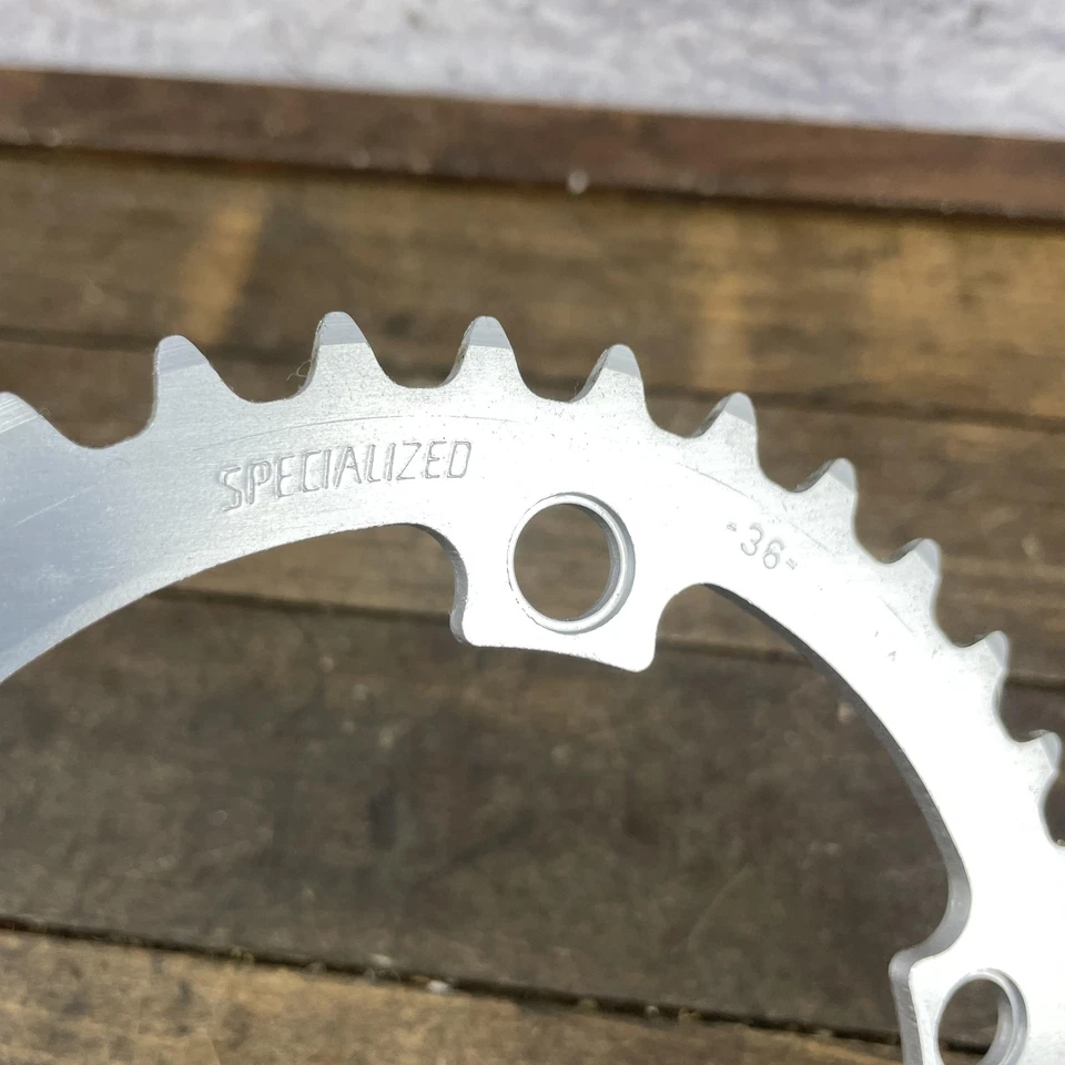 Corrente Vintage Especializada 36T 110mm BCD 5 Parafusos NOS Nova Leve Estrada MTB - Imagem 2 de 4
