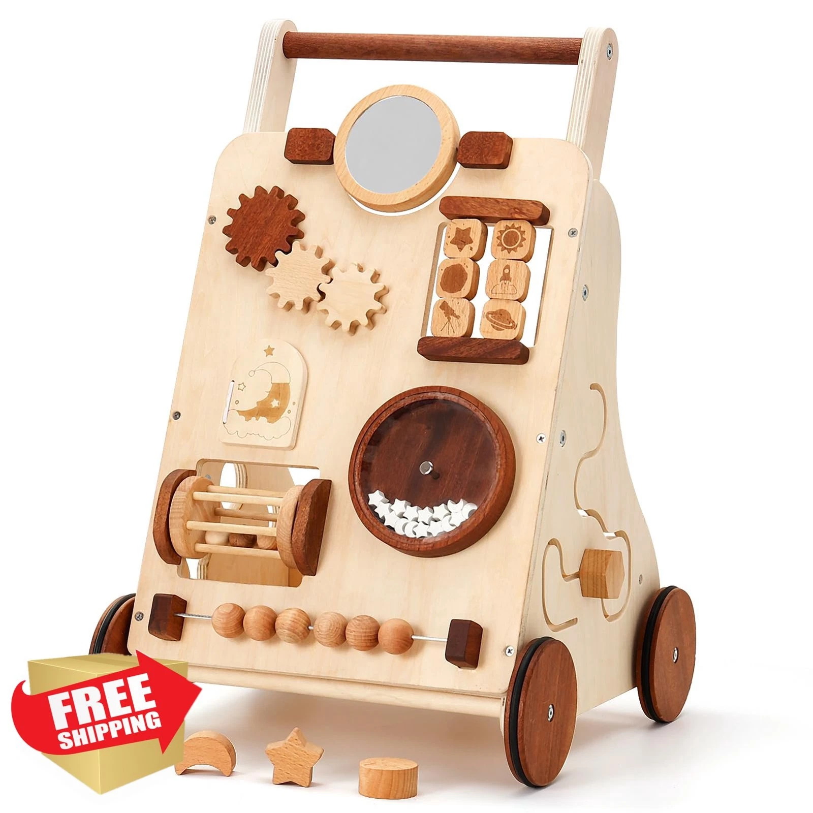 Woodtoe 9-IN-1 Activity Walker