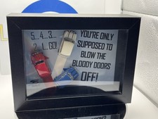 1969 Italian Job - Austin Mini Coopers - Movie Tribute 5x7in Shadow Box 