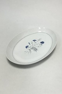 Bing & Grondahl Demeter / White Cornflower Oval Servierschale Nr. 15