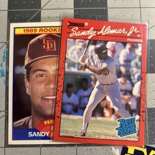 1989 Donruss/Score - Sandy Alomar Jr. #28/#630 - San Diego Padres RC (2)