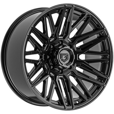 Gear Off-Road 770B Edge 20x10 8x180 -19mm Gloss Black Wheel Rim 20'' Inch