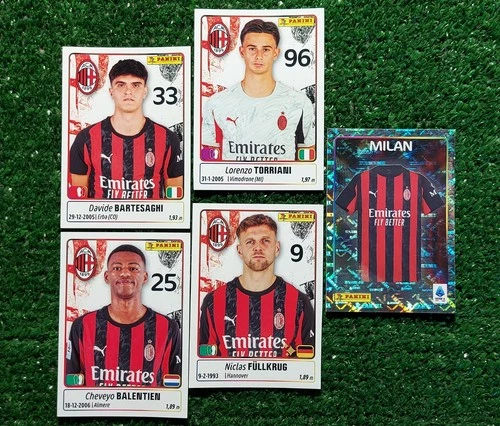 PANINI 2025/26 MILAN UPGRADE 2026 UPGRADE FOOTBALLER FIGURINE SET 5 ⚽️