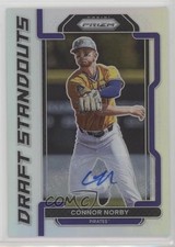 2021 Panini Prizm Draft Picks Standouts Silver Connor Norby #DS-CN Auto 1b3
