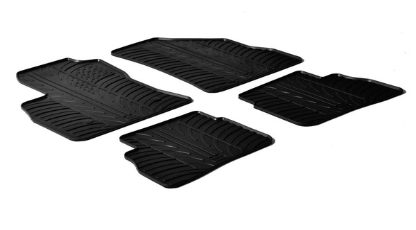 Passgenauer Gummimattensatz - Kompatibel Mit Fiat Doblò 5P (01/10>05/20) - Opel-image