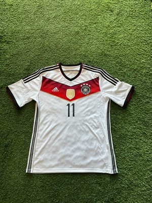 adidas Germany Men's Home Jersey 14/15 Legend Klose #11 - White | eBay