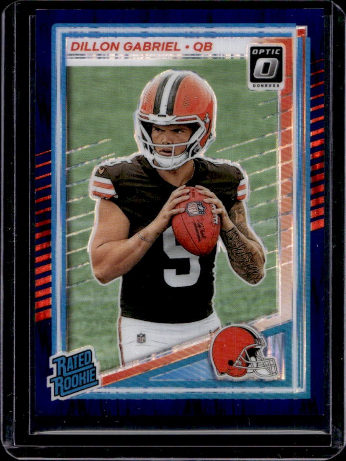 2025 Panini Donruss Optic Dillon Gabriel Rated Rookie Purple Shock Prizm #263