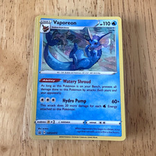 The Pok�mon Company Pok�mon TCG Vaporeon SWSH072 Holo Promo 110HP Stage 1