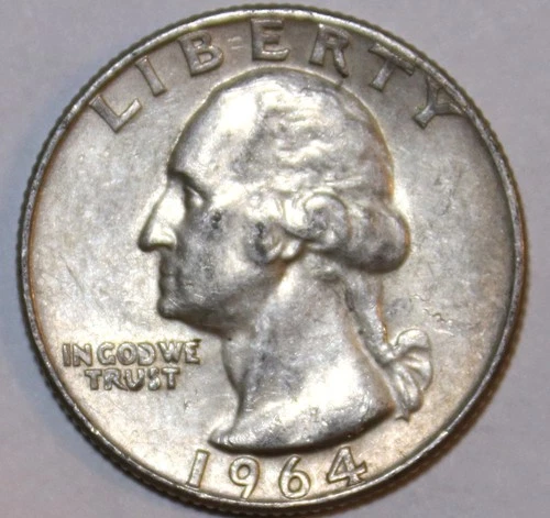 1964-D Washington Quarter - Extra Fine - #1744EA