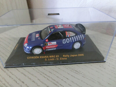 Citroen XSARA WRC #1 Rally Japan 2006 Loeb Elena 1:43 Ralley Car IXO Modellauto