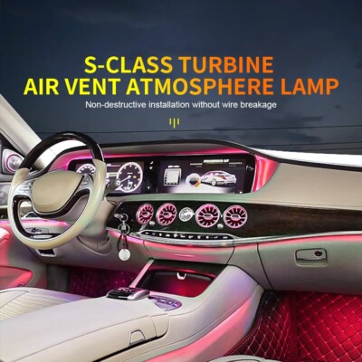 7 Farben Front Rear Air Vent Umgebungslicht Für Mercedes Benz S Klasse W222