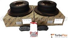 Toyota Land Cruiser Lexus LX470 1998-2007 Genuine Rear Rotors & Brake Pads