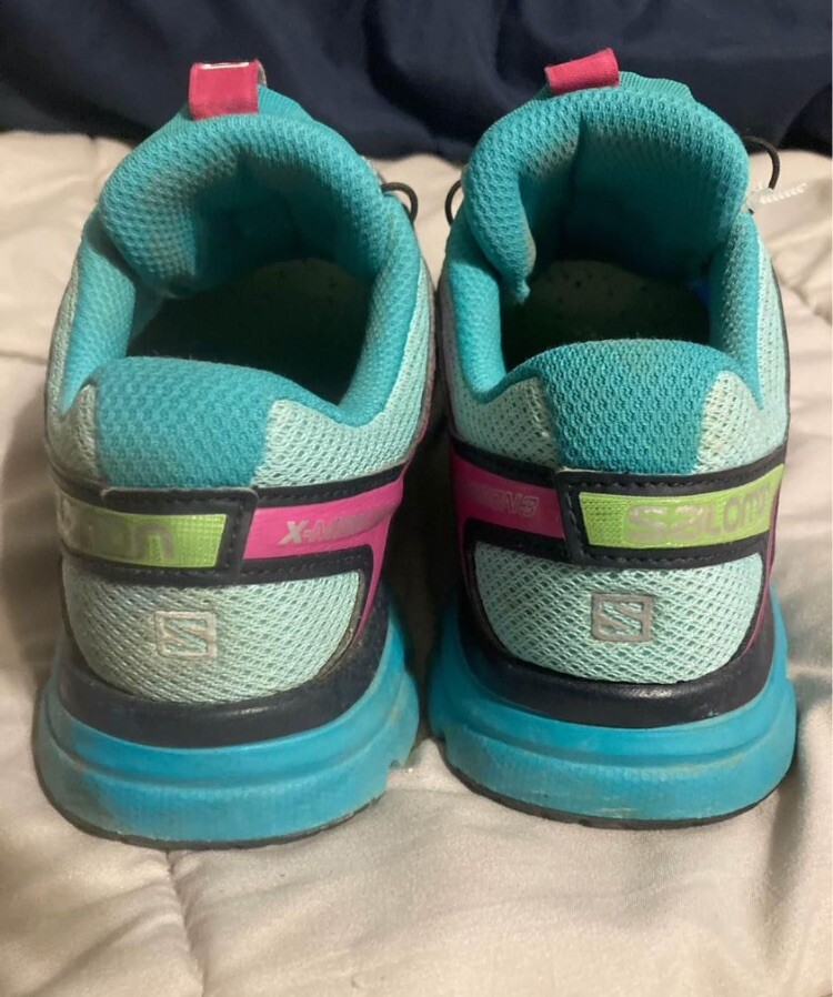 Scarpe da trekking SALOMON X Mission 3 donna taglia 8 turchese trail running