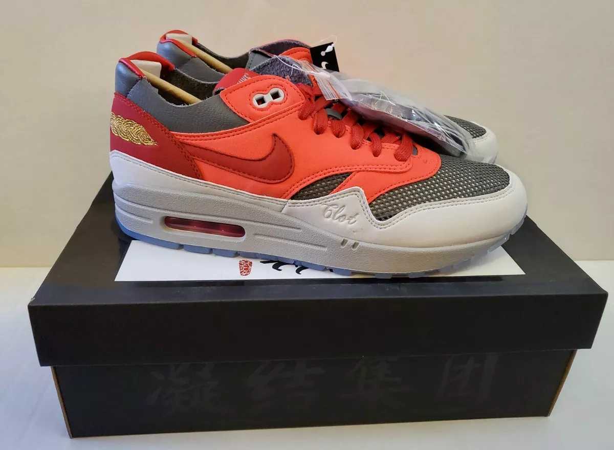 Nike CLOT x Air Max 1 'Kiss of Death - Solar Red