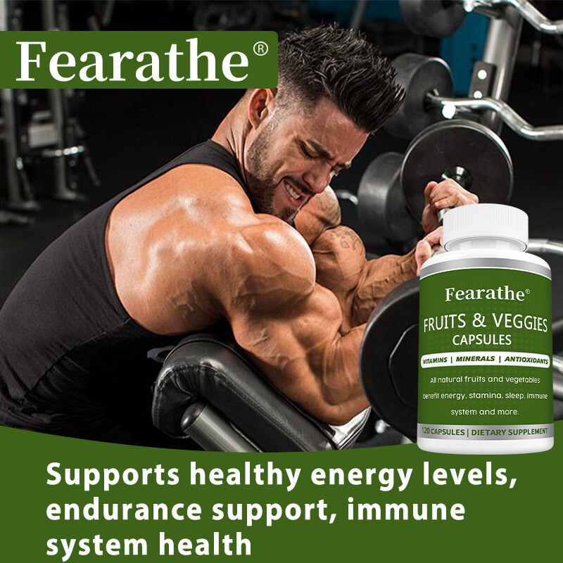 Fruit And Vegetable Capsules - Support Energy And Endurance, Immune Health