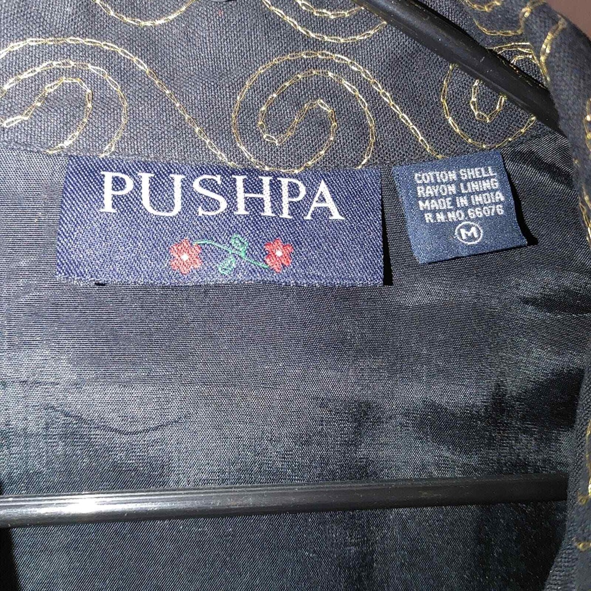 Beautiful PUSHPA Embroidered Giraffes Womens Jacket Size Medium | eBay