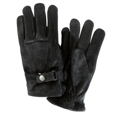 AMAS THE BEST Guanti vera pelle Nabuk invernali moto scooter tempo libero cafè racer custom