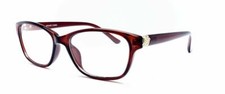 Sierra S344 Single-vision Plastic Lenses Reading Glasses 0.50 to 4.00 Brown