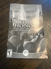 Medal of Honor: Allied Assault PC, 2002 Manual ONLY