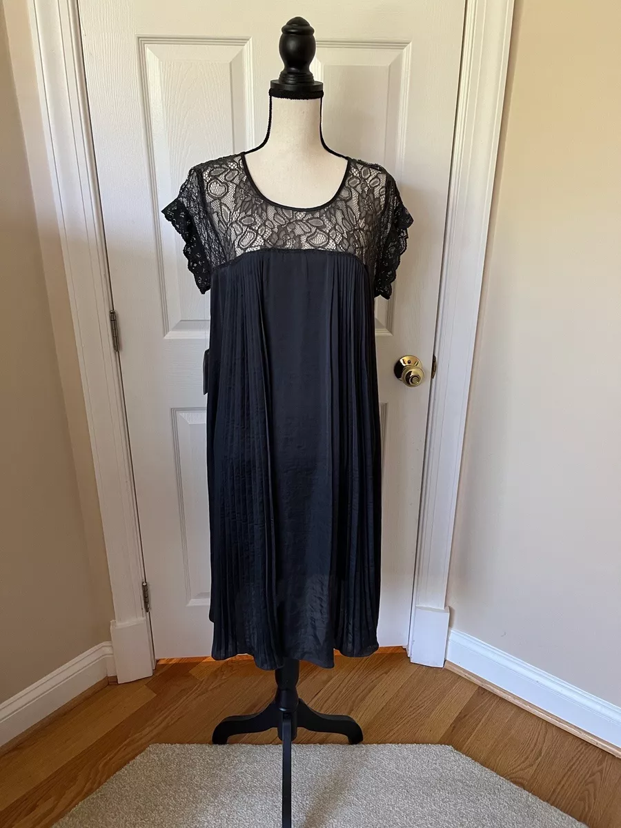 Dark gray top lace dress