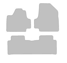 Fußmatten passend für Hyundai Ioniq 5 Typ NE mit fester Konsole (Baujahr 2021 - 