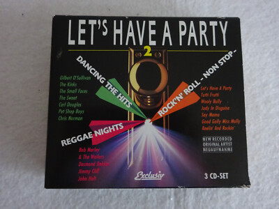 Let`s have a Party 2- Dancing the Hits/Reggae Nights/Rock`n`Roll-Non Stop - 3 CD