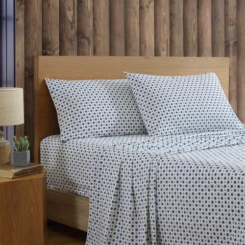 Eddie Bauer - Full Sheet Set, Premium Cotton Percale Bedding Set, Super Soft ... - Picture 2 of 6
